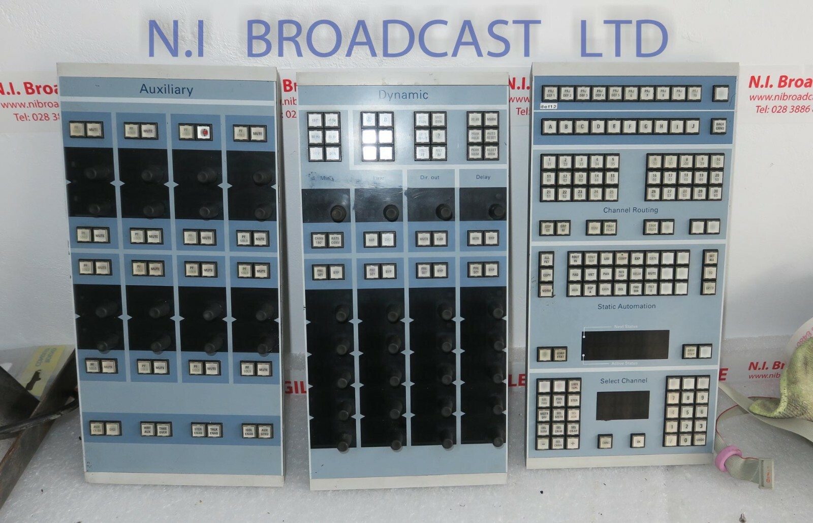 1x  Stagetec Cantus Auxiliary and Dynamic and routing sections for mixer