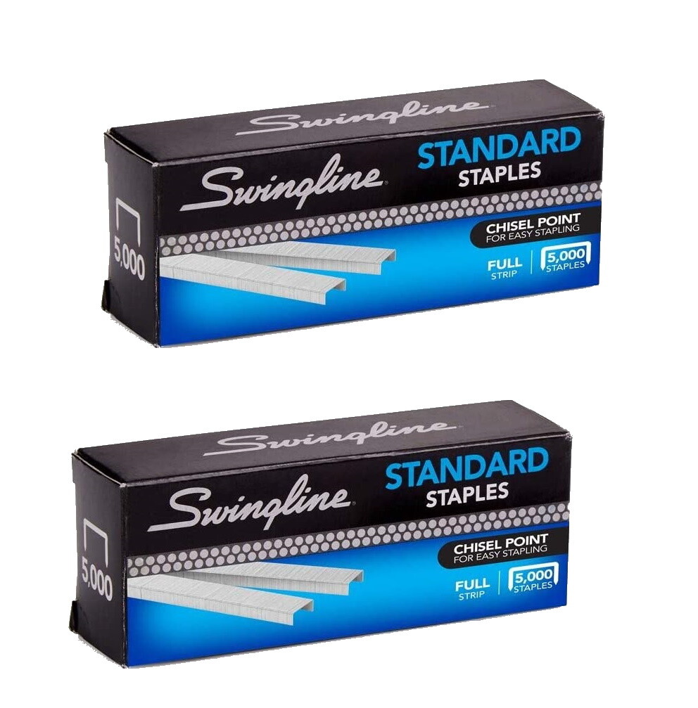 Swingline S.F. 1 Standard Economy Chisel Point 210 Full Strip Staples 2 Pack
