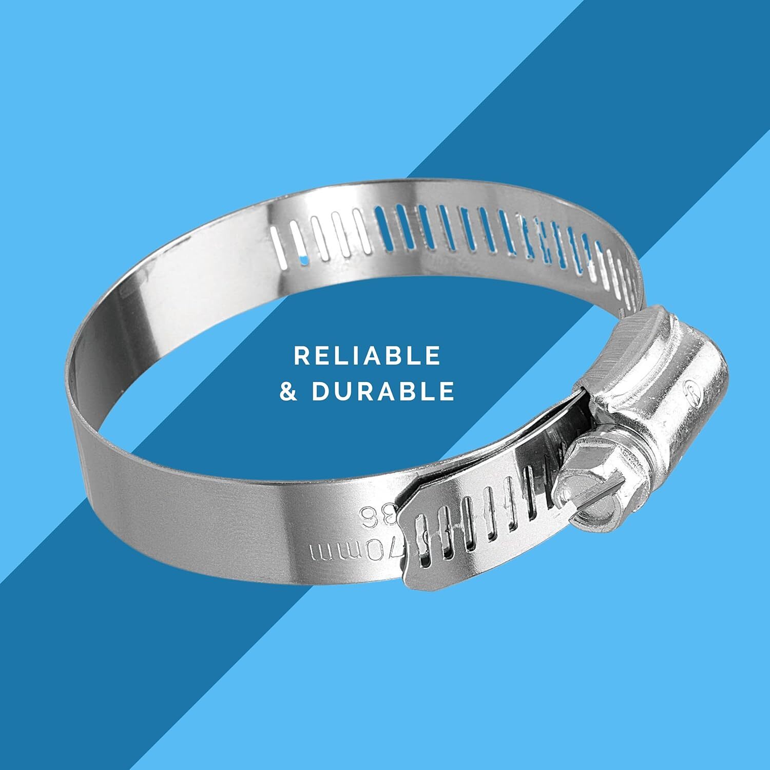 Hose Clamps, Hose Clamp Box of 10 Radiator Hose Clamp Silver