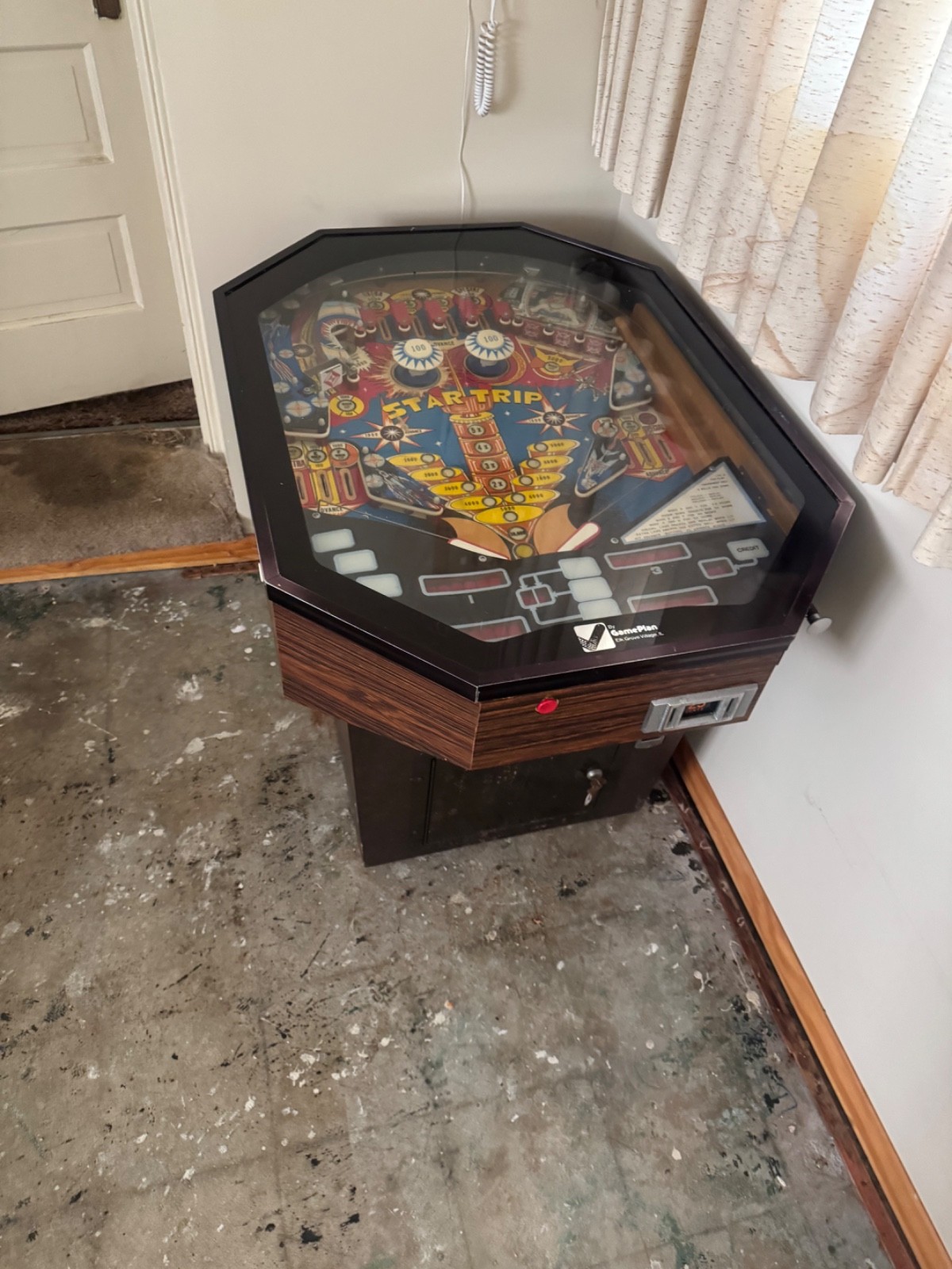 1979 startrip coctail pinball machine