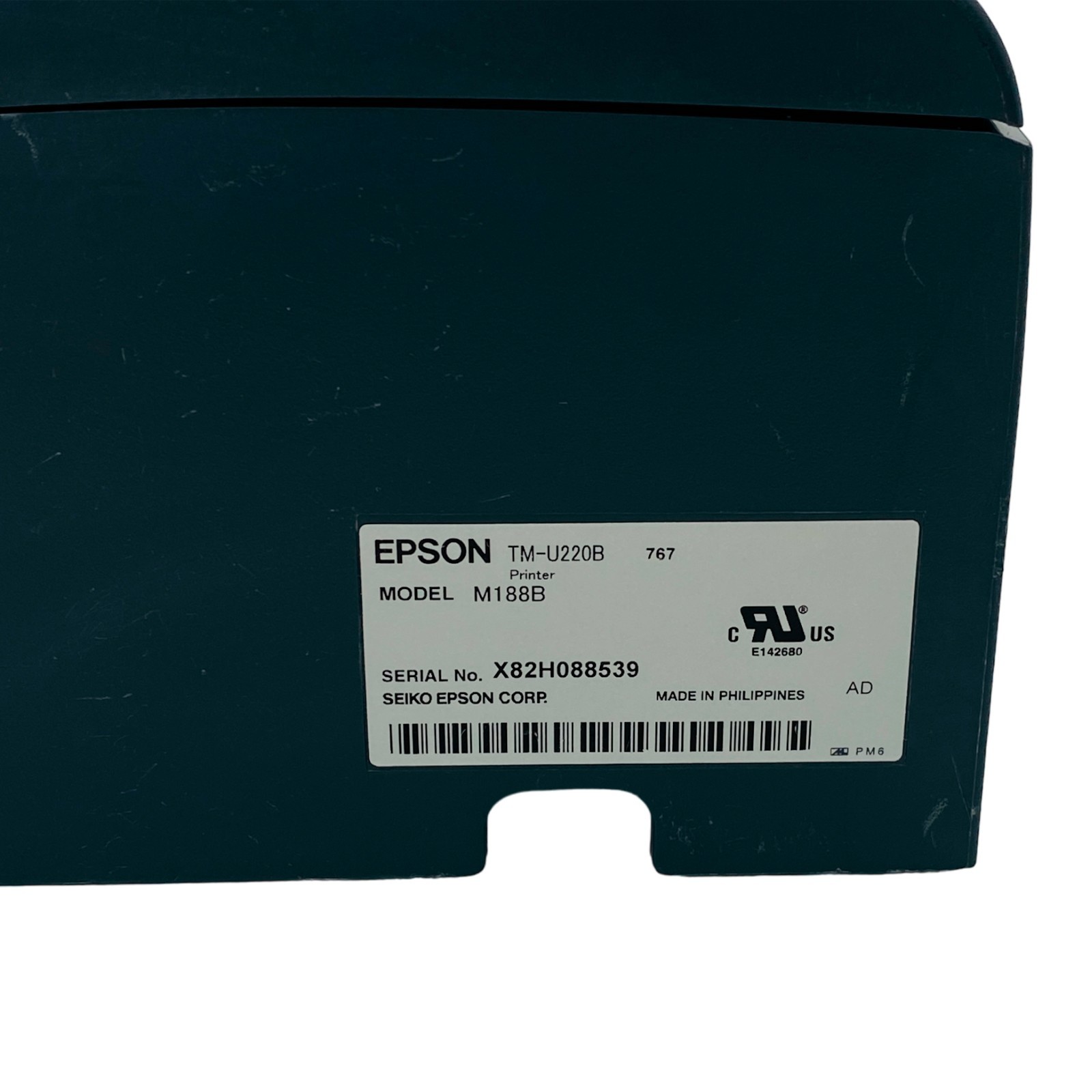 Epson TM-U220B Dot Matrix POS Receipt Kitchen Printer Ethernet USB No Adapter