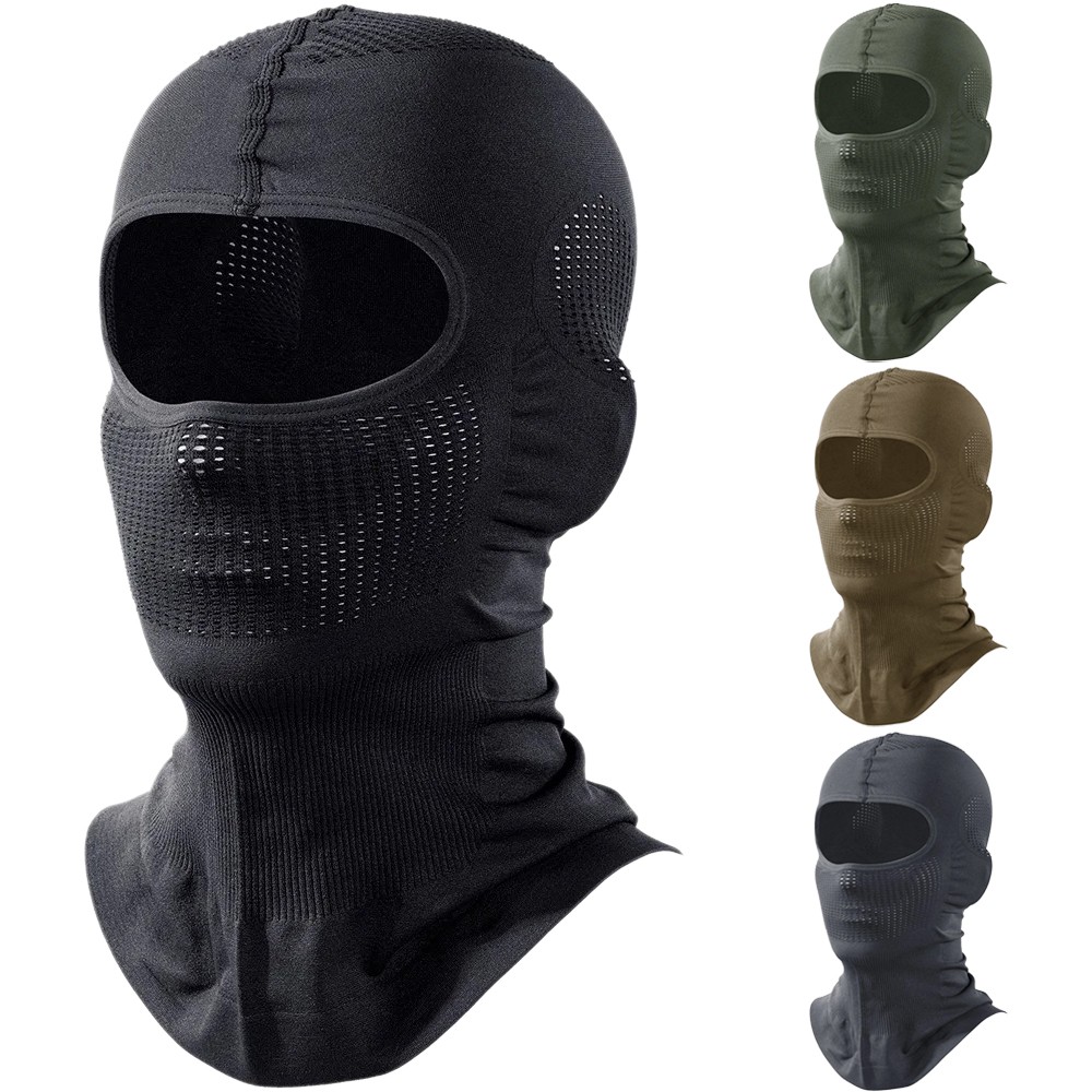 Balaclava Ski Mask Breathable Quick-Dry Lining Tactical Full Face Covering Mask