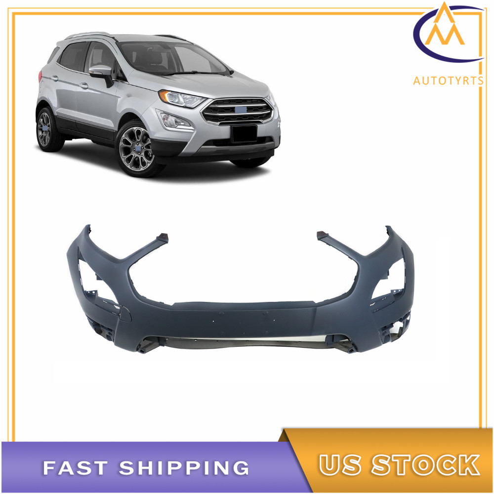 For Ford EcoSport 2018 2019 2020 Front Bumper Cover ABS Replacement Primered