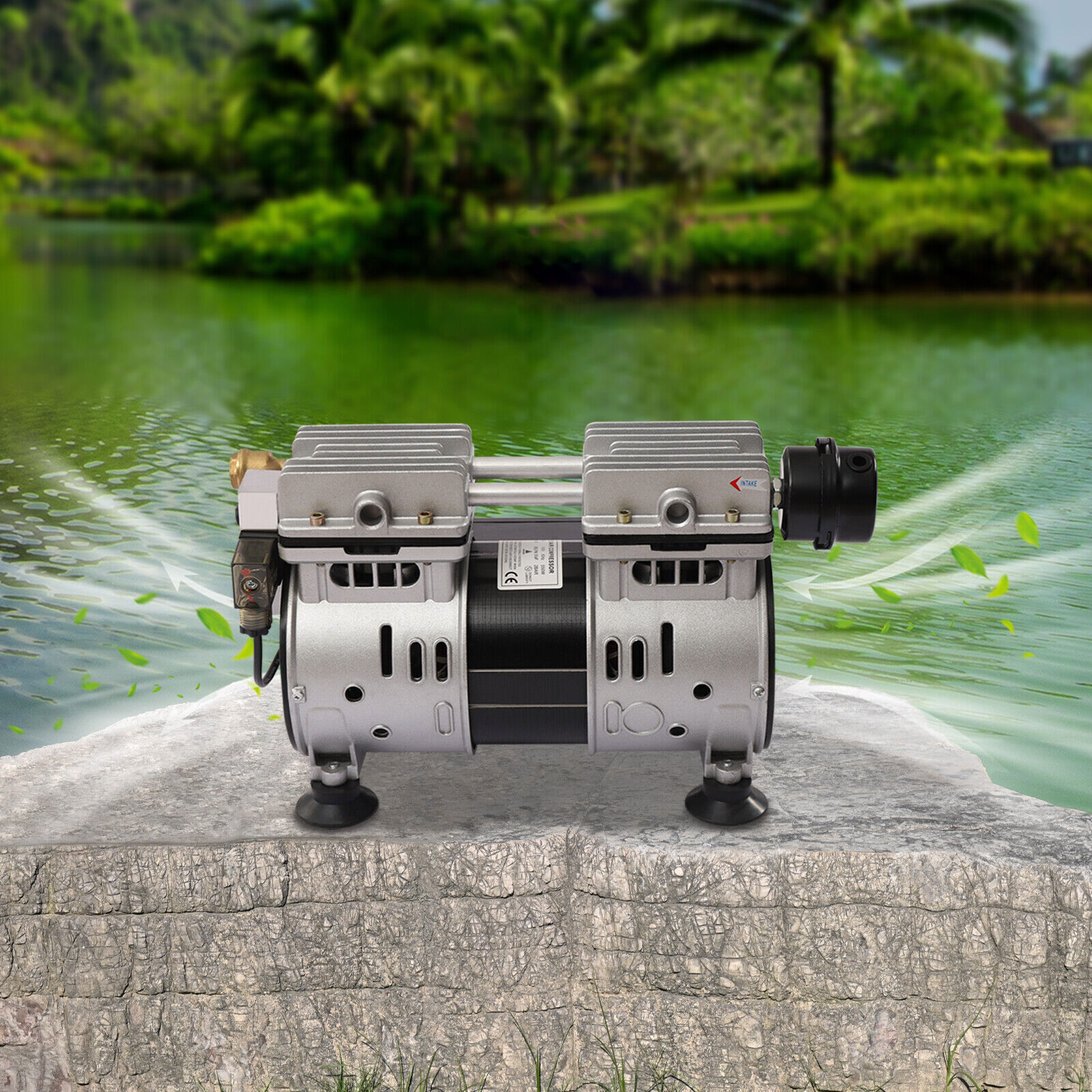 3/4 HP Pump Compressor Aluminum for Pond & Lake Aeration System Aerator System