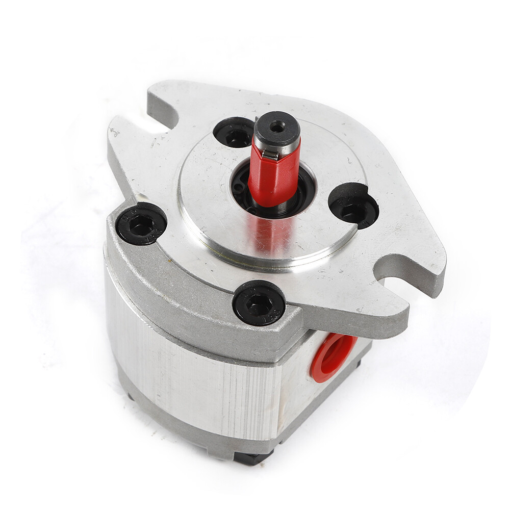 Hydraulic Gear Pump Flat Keyed Shaft SAE Flange Mounting Mini High Pressure