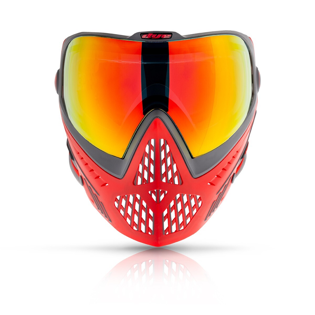 Dye Paintball I5 Protective Gear Goggle System Mask Shadow Fire Red/Gray NEW
