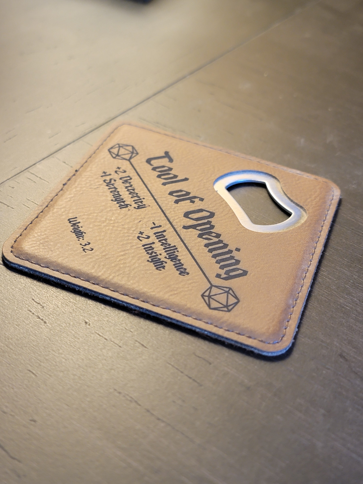 D&D Coaster/Bottle Opener