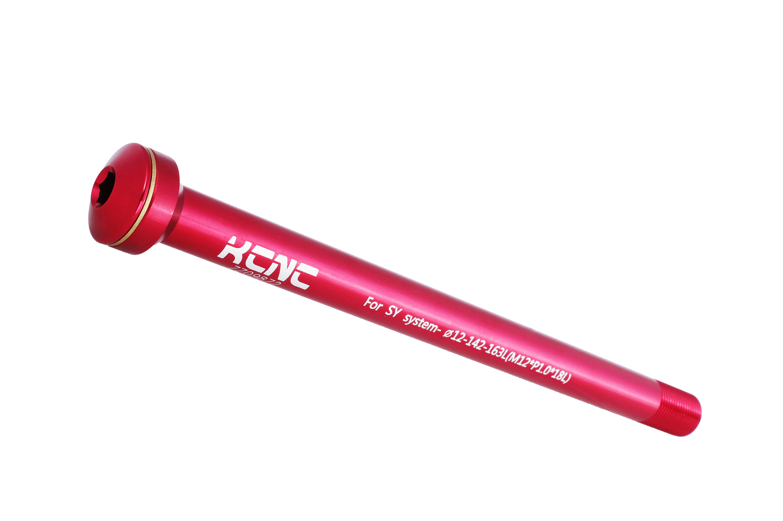 KCNC KQR08 Mountain eBike Bicycle Rear Hub Skewer Syntace X-12 12MMX142MM Red