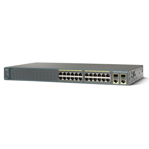 Cisco WS-C2960-24PC-S, 1 Year Warranty and Free Ground Shipping
