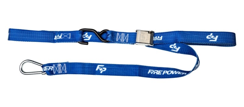 Fire Power 29-13033 1in. Tie-Down with Soft-Tye - Blue/pr