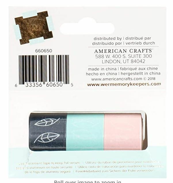 Foil Quill We R Memory Keepers Placement Tape 3 18 ft. Rolls