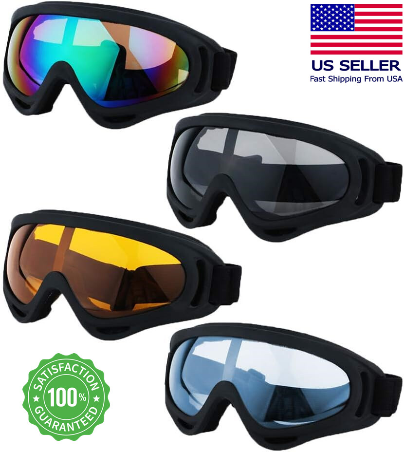 Ski Goggles Snowboard Goggles Anti-Glare Lens UV400 Sports Motorcycle Sunglasses