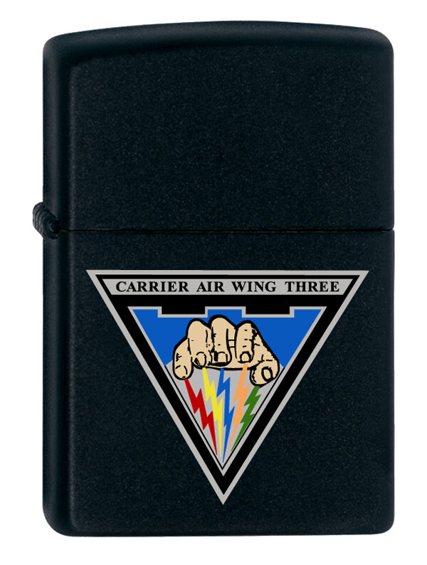 Carrier Air Wing 3 CVW-3  Zippo MIB  US Navy Black Matte 2007