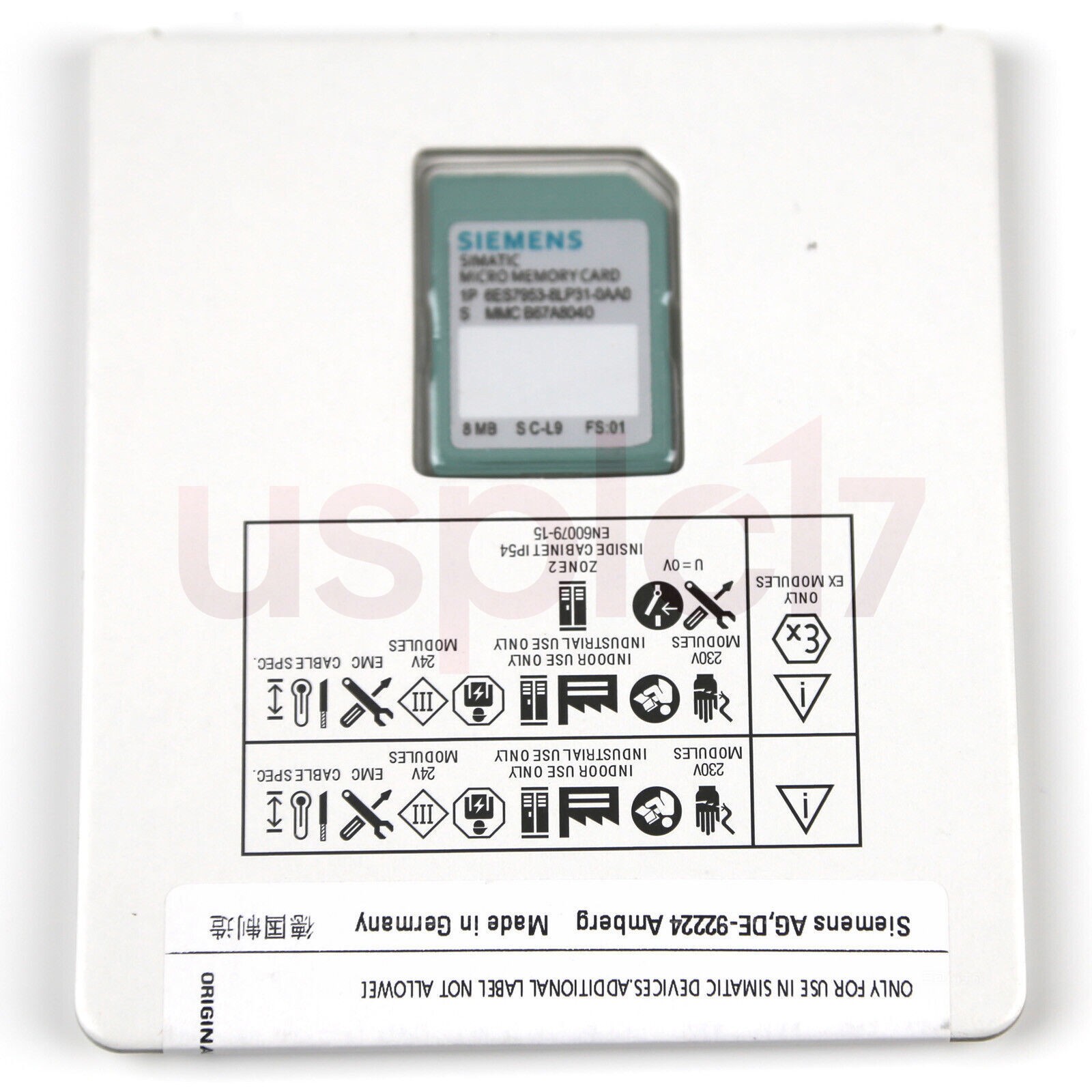 NEW SIEMENS 6ES7 953-8LP31-0AA0 SIMATIC MMC Micro Memory Card