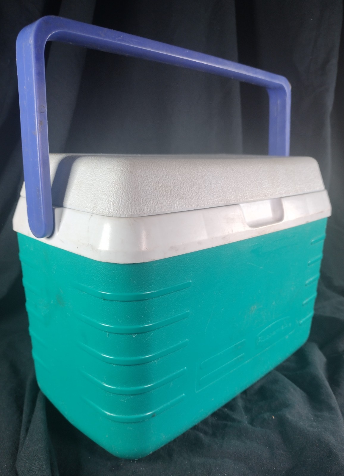 Rubbermaid Small Cooler Model Teal Vintage Lunch Ice Chest 10" Long