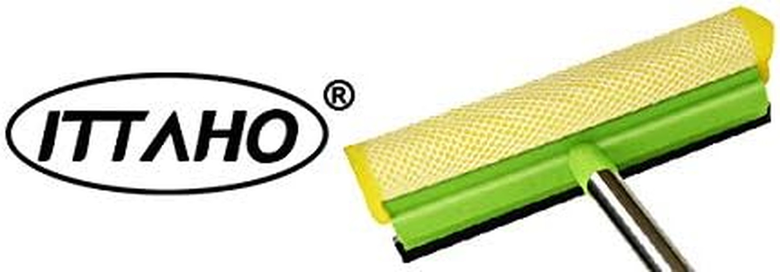 Window Squeegee, Squeegee for Window Cleaning, 2 in 1 Squeegee Window Cleaner wi