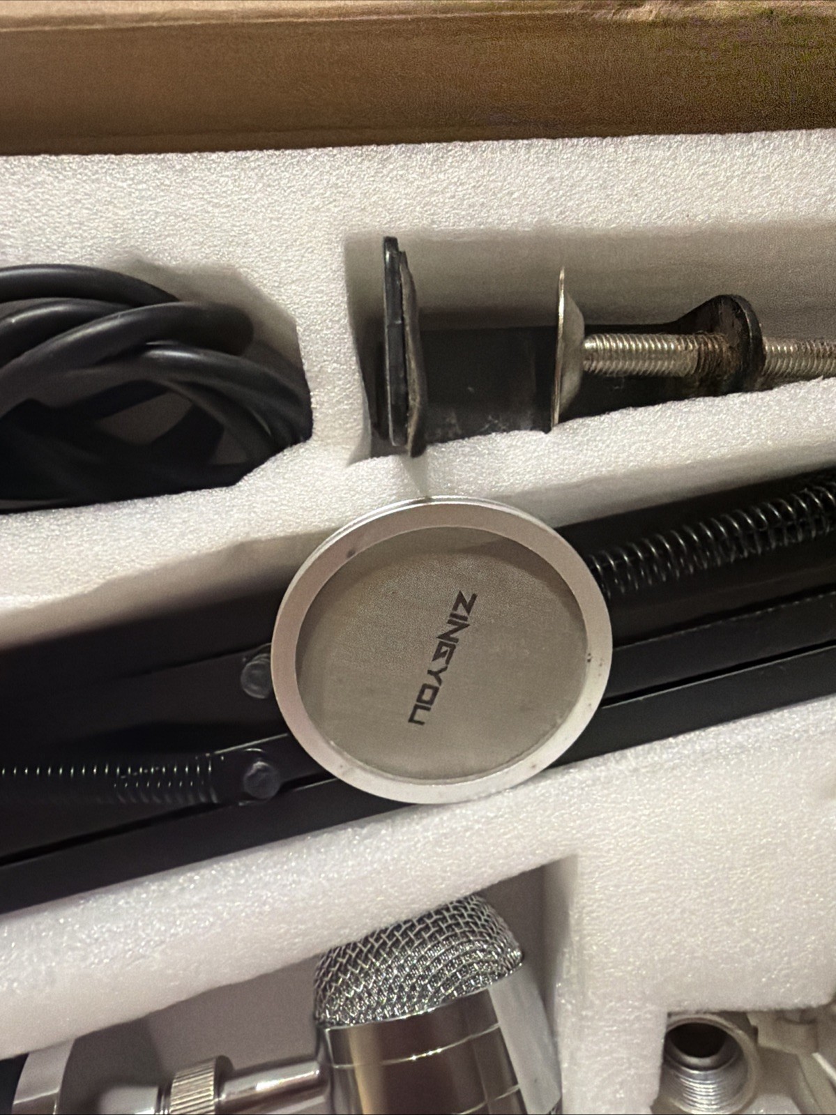 Audio Microphone Bundle BM-8000 Mic w/filters Studio Recording Open Box 🥰