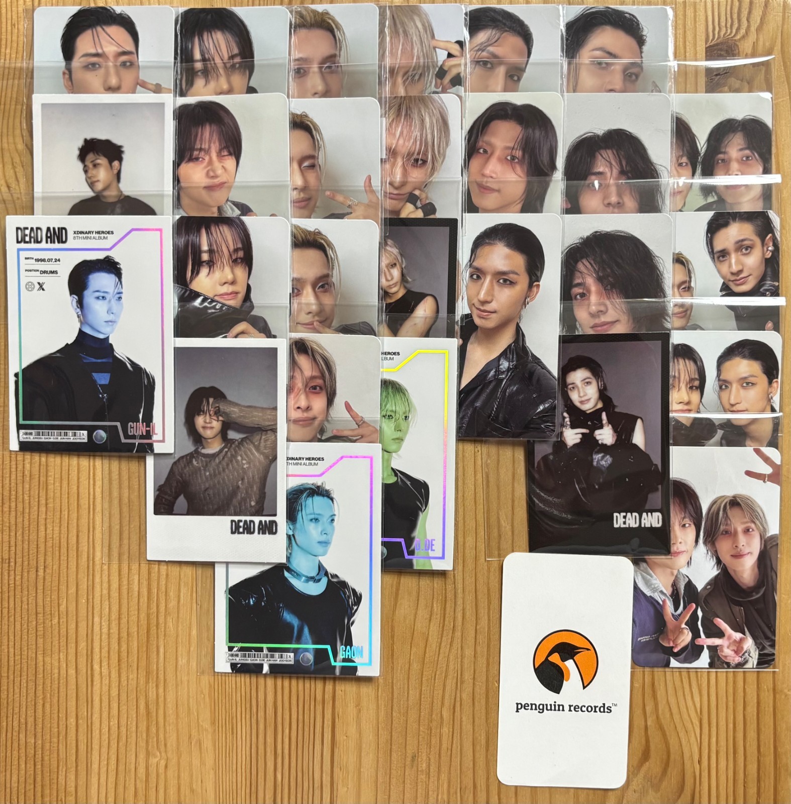 XDINARY HEROES - 8TH MINI DEAD AND PHOTOBOOK VER. FANSSHOP POB PHOTO CARD