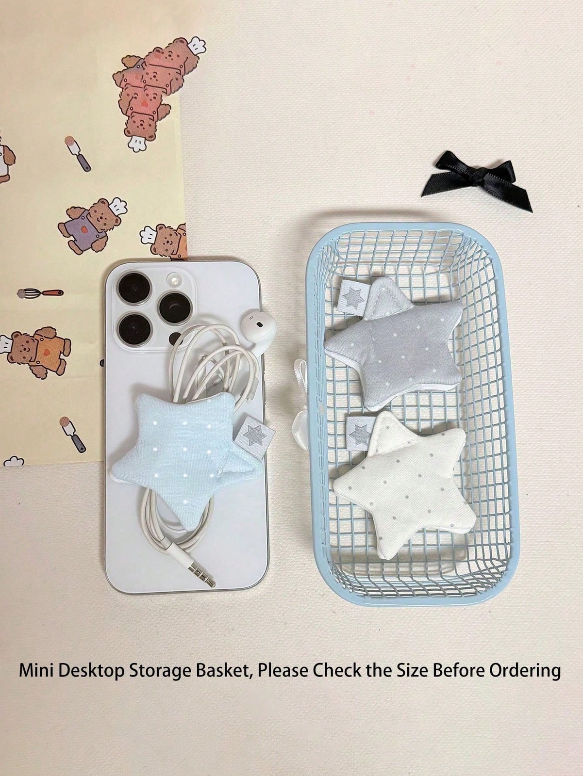 Storage Baskets, Smooth Edge Reinforced Metal Wire Mesh Organizer