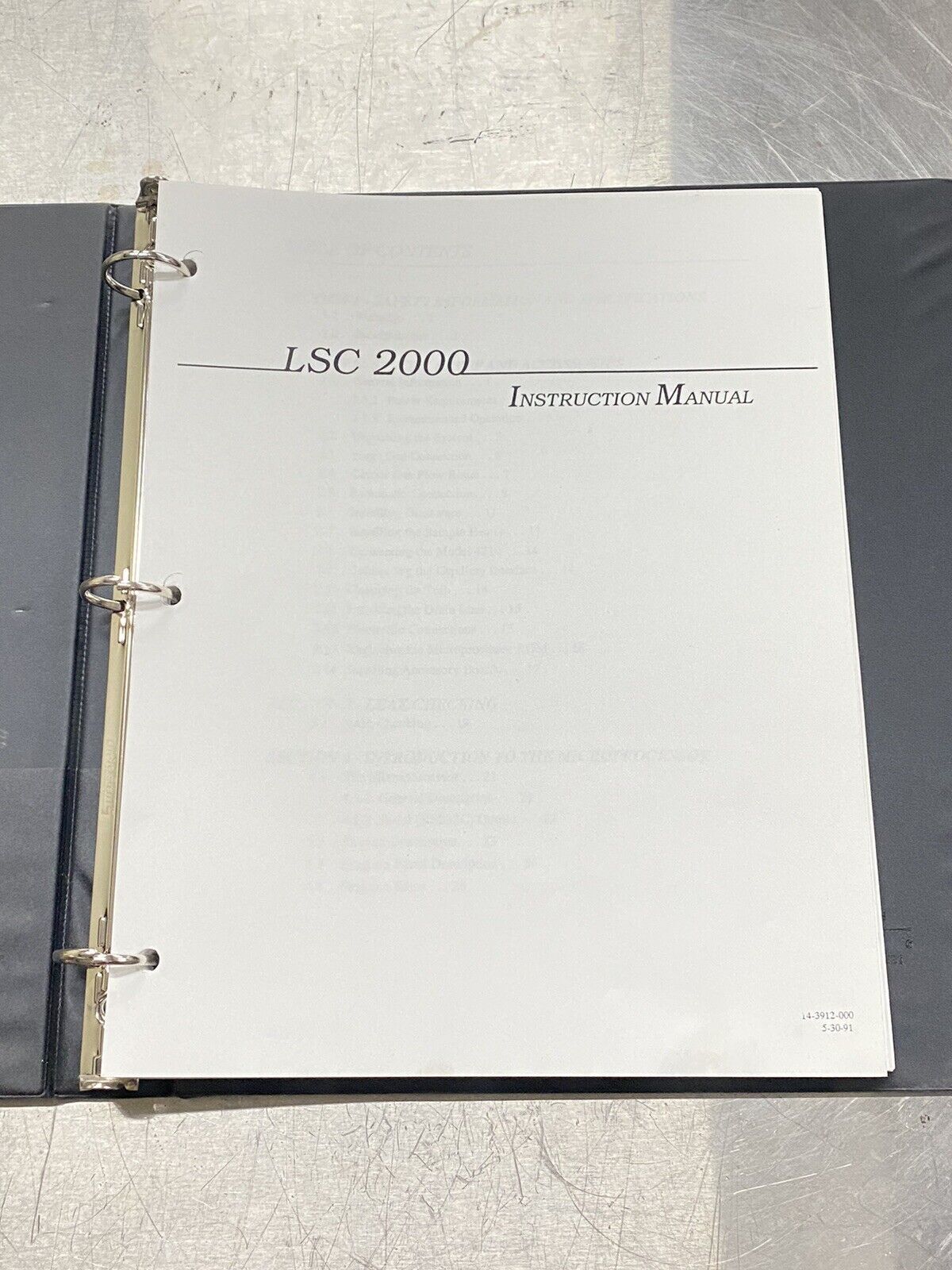 Tekmar LSC 2000 Purge & Trap - Users Guide / Instruction Book / Manual