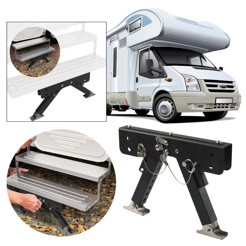 Height Adjustable Step Stabilizer Foldable Step Stabilizer Rustproof