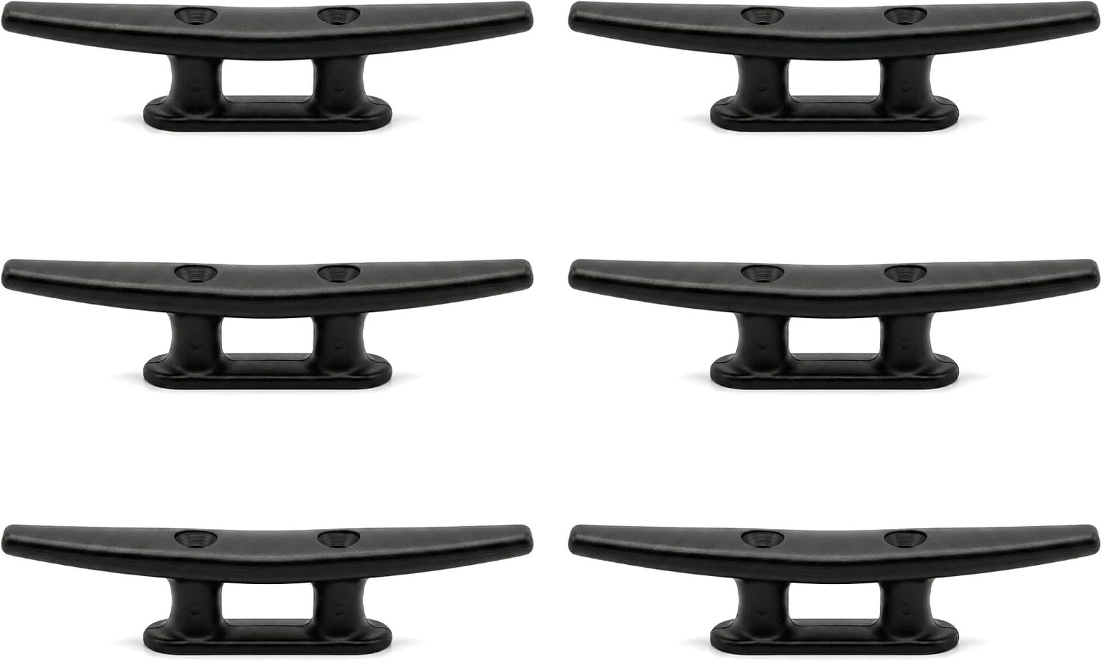 Nylon Boat Cleats Dock Cleats Black 4 5 6 8 Inch Marine Yacht Rope Hooks Tie