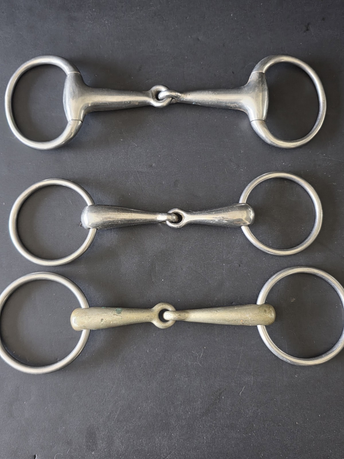 Vintage Engraved Western Curb Horse Bit Set Includes Hermann Sprenger HS Germany