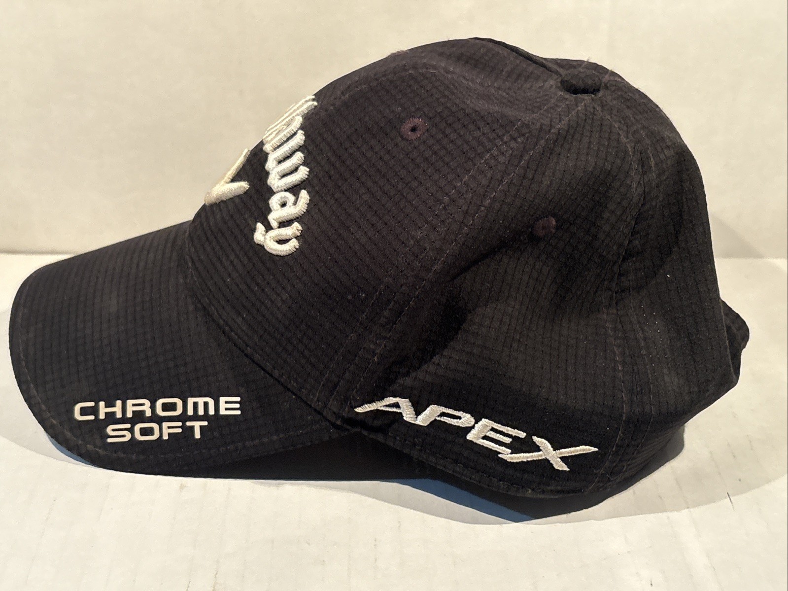 Callaway Epic Flash Golf Hat Apex Chrome Odyssey Soft Black Strapback Polyester