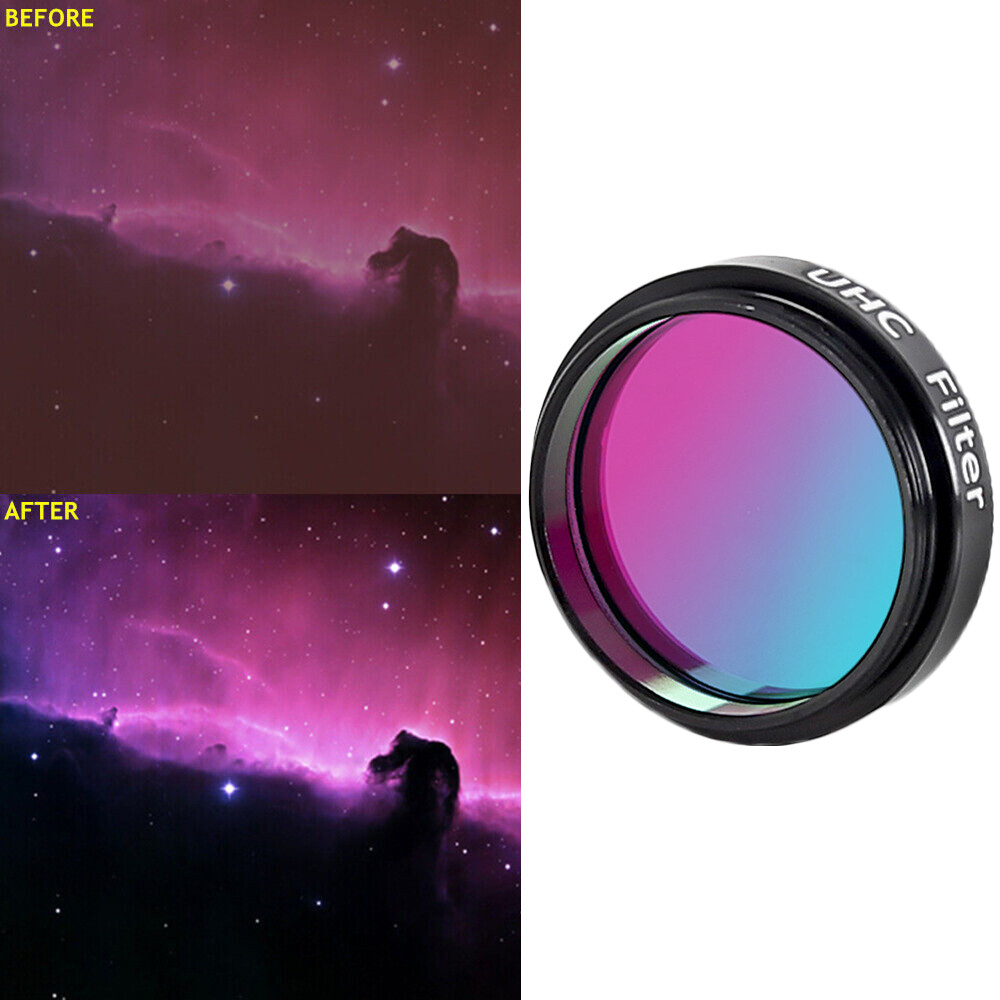 1.25 Inch Ultra High Contrast UHC Telescope Filters for of Deep-sky Objects