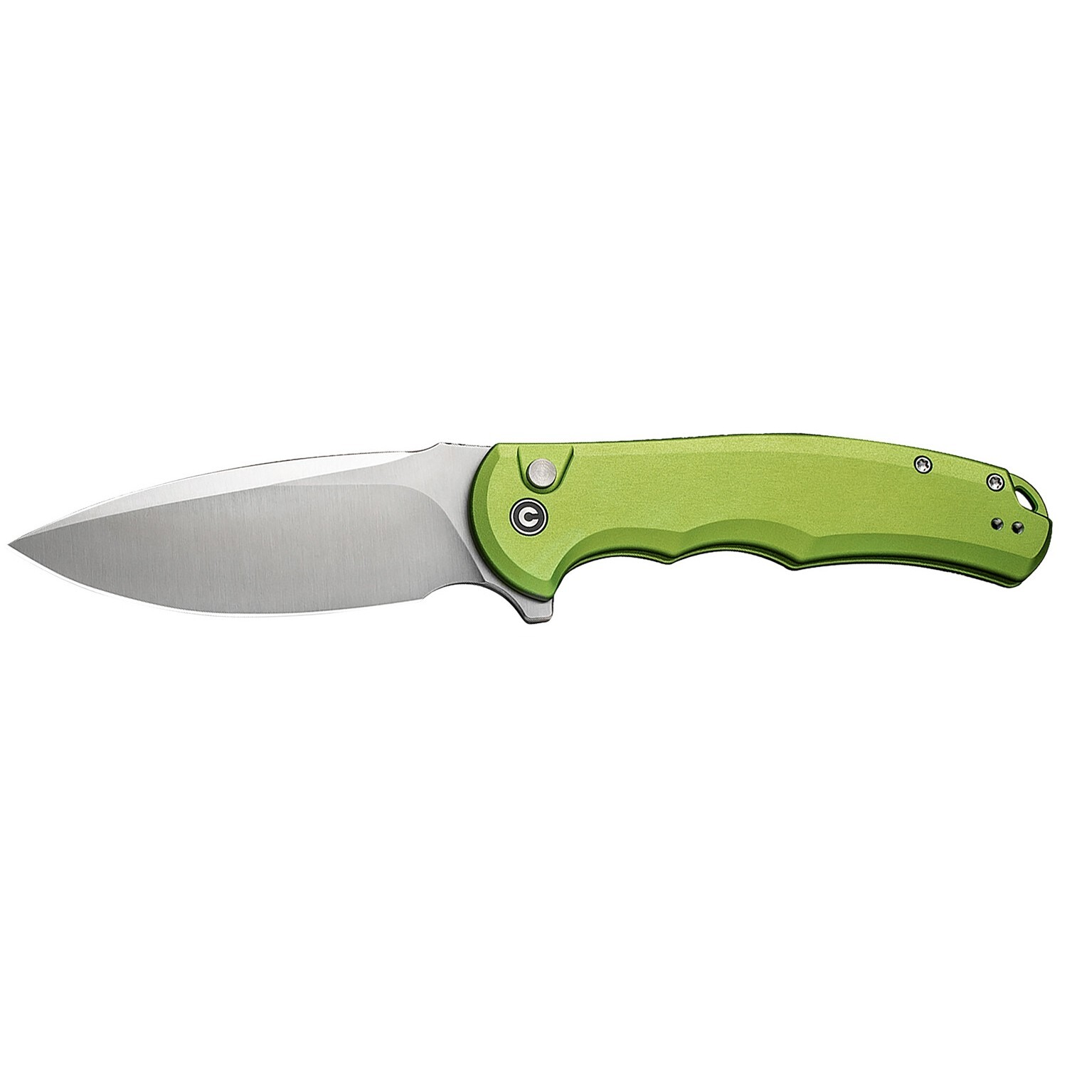 CIVIVI Praxis 3.75" Nitro-V Drop Point EDC Folding Knife, Lime Green #C18026E-3