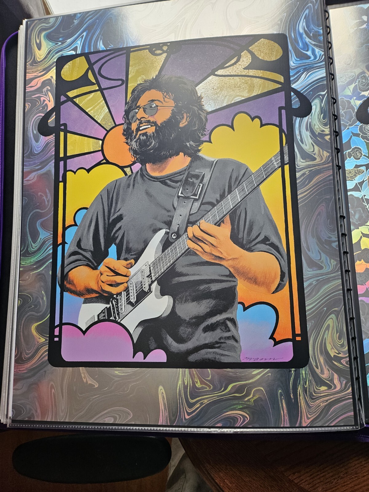 Jerry Garcia "Paul Mann" 4 Poster Set
