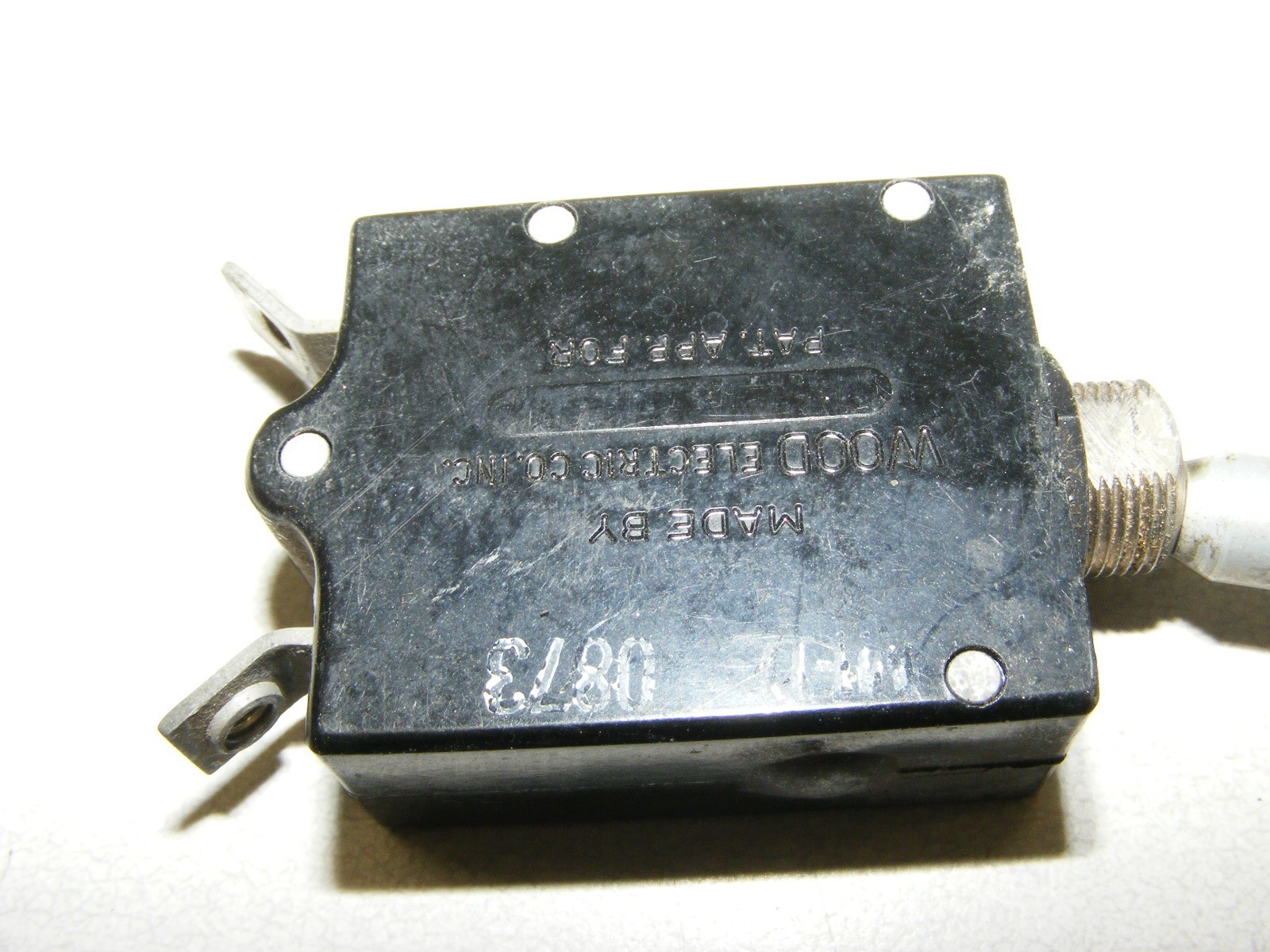 Wood Circuit Breaker Switch 35 380132 43 Aircraft (a97) h