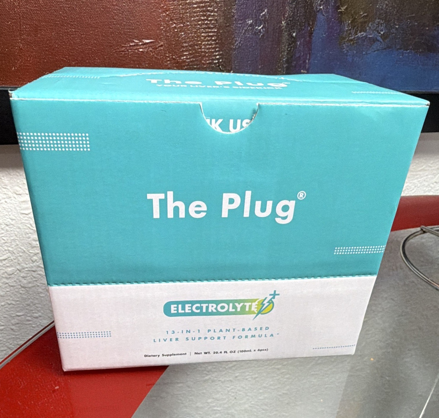 The Plug Electrolyte+ 13-in-1 Plant-Based Liver Support Drink 20.4 fl oz