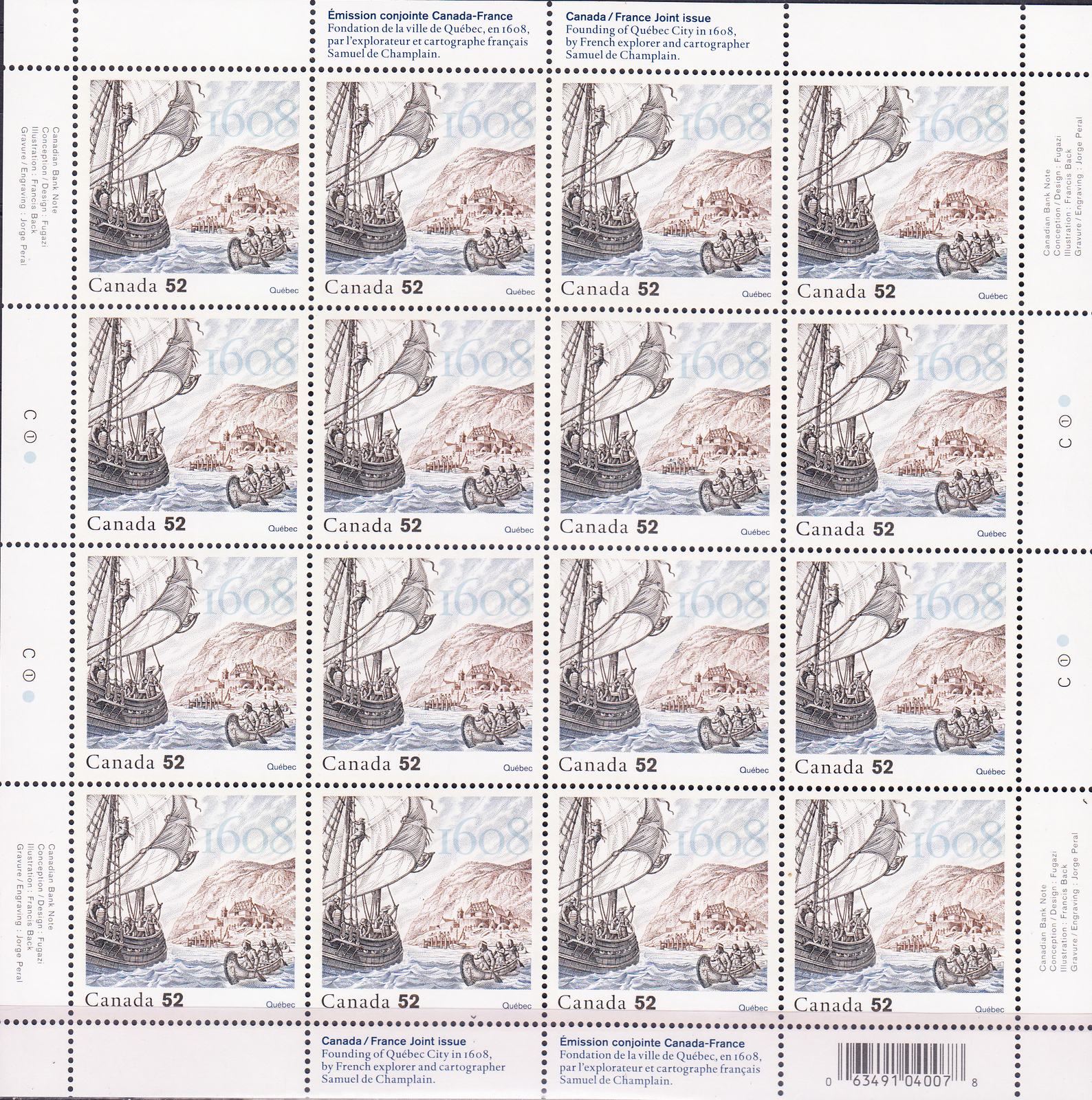 W CANADA 2269 MS QUEBEC CITY FOUNDING