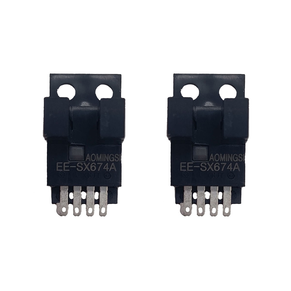 2 pcs EE-SX674A EESX674A Micro Photoelectric Sensor Replacement for Omron