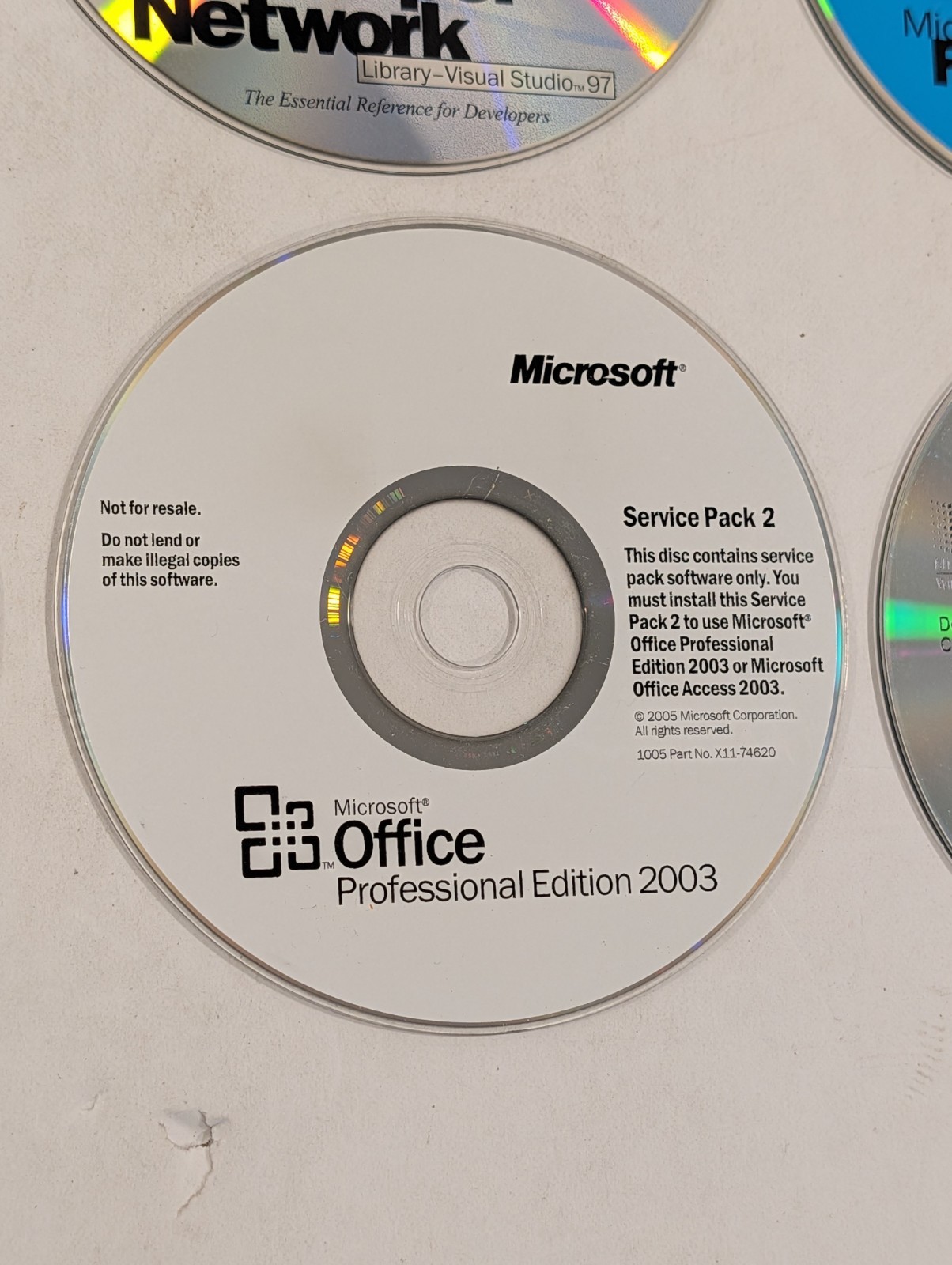 11 Loose Microsoft Windows Software PC CD-ROM Lot | Discs Only