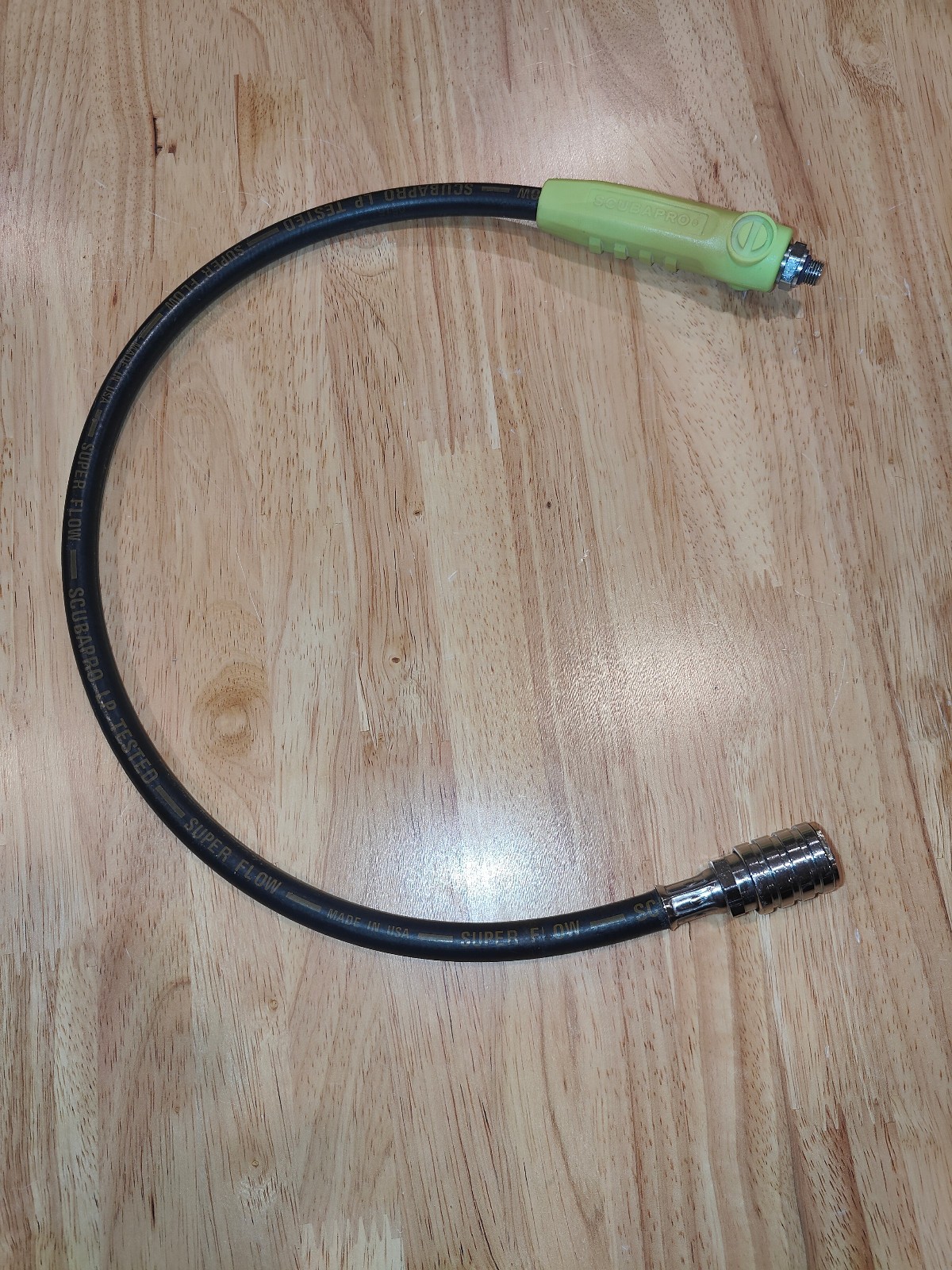 29" Scubapro AIR2 BCD Low Pressure Inflator Hose Tested Funtional No Leaks