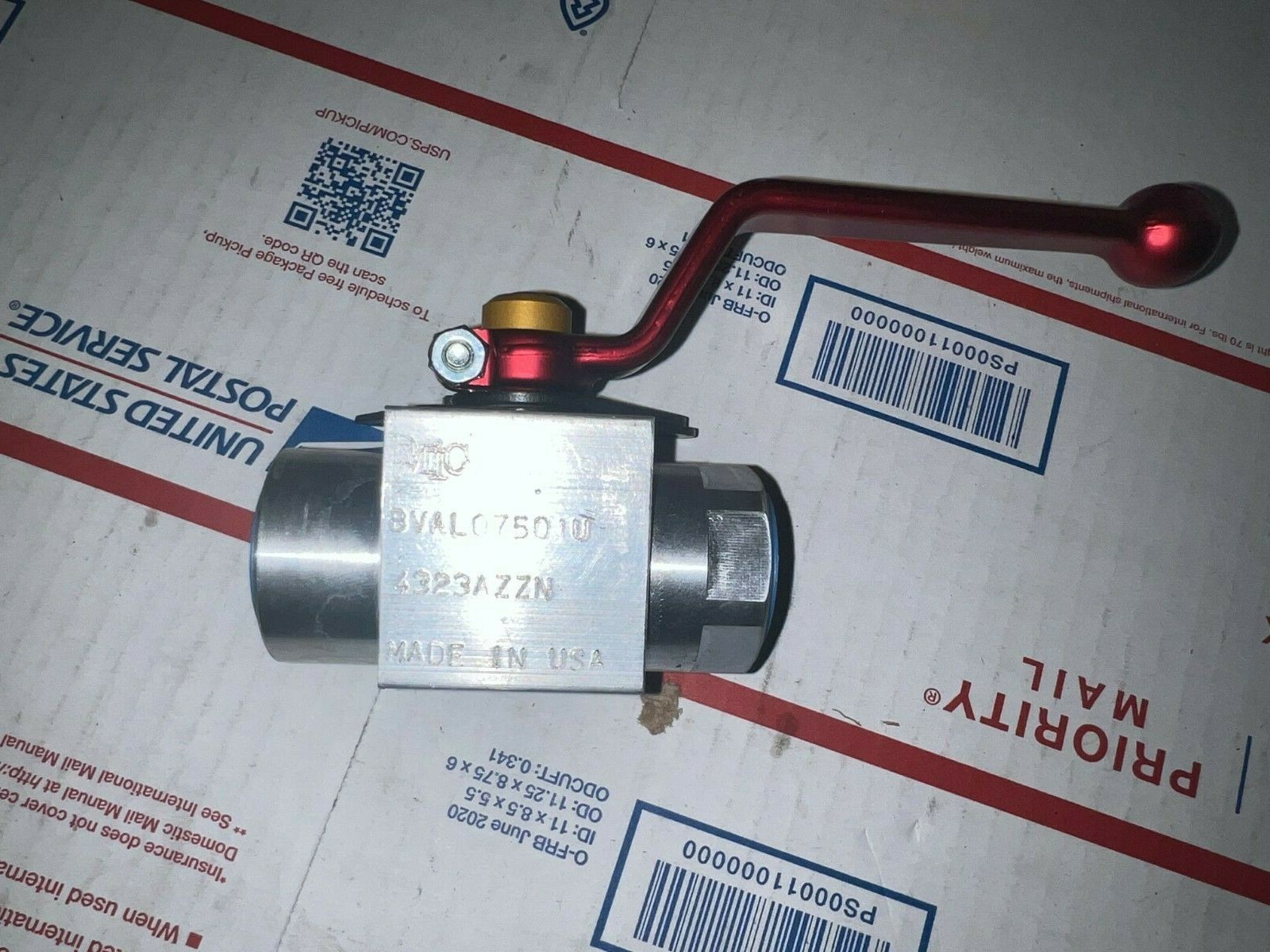 nos dmic bval07501u 4323azzn ball valve no box