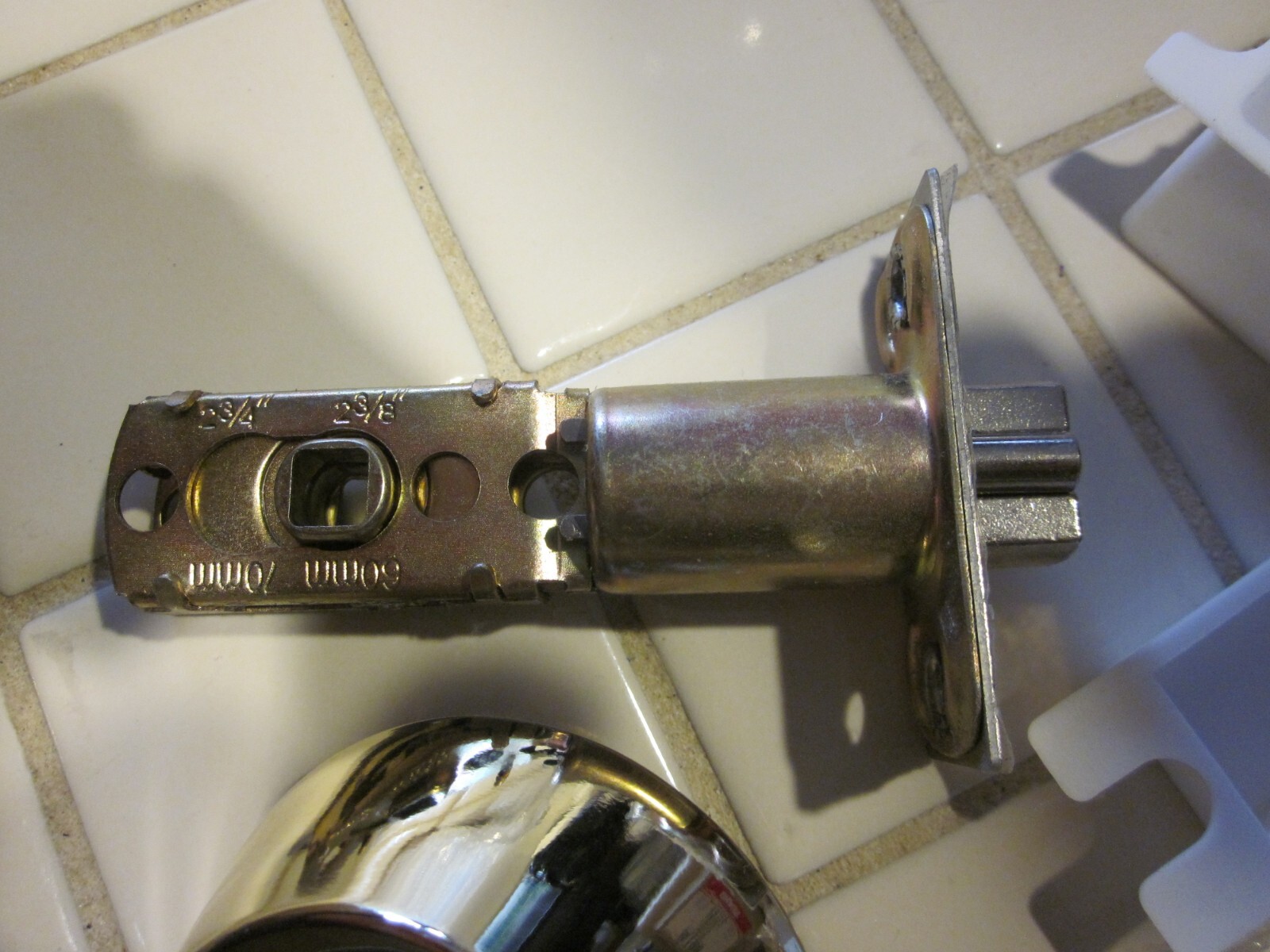 Exterior Front Entry Door Handle Lock Set Round Knob Keyed alike Double Deadbolt