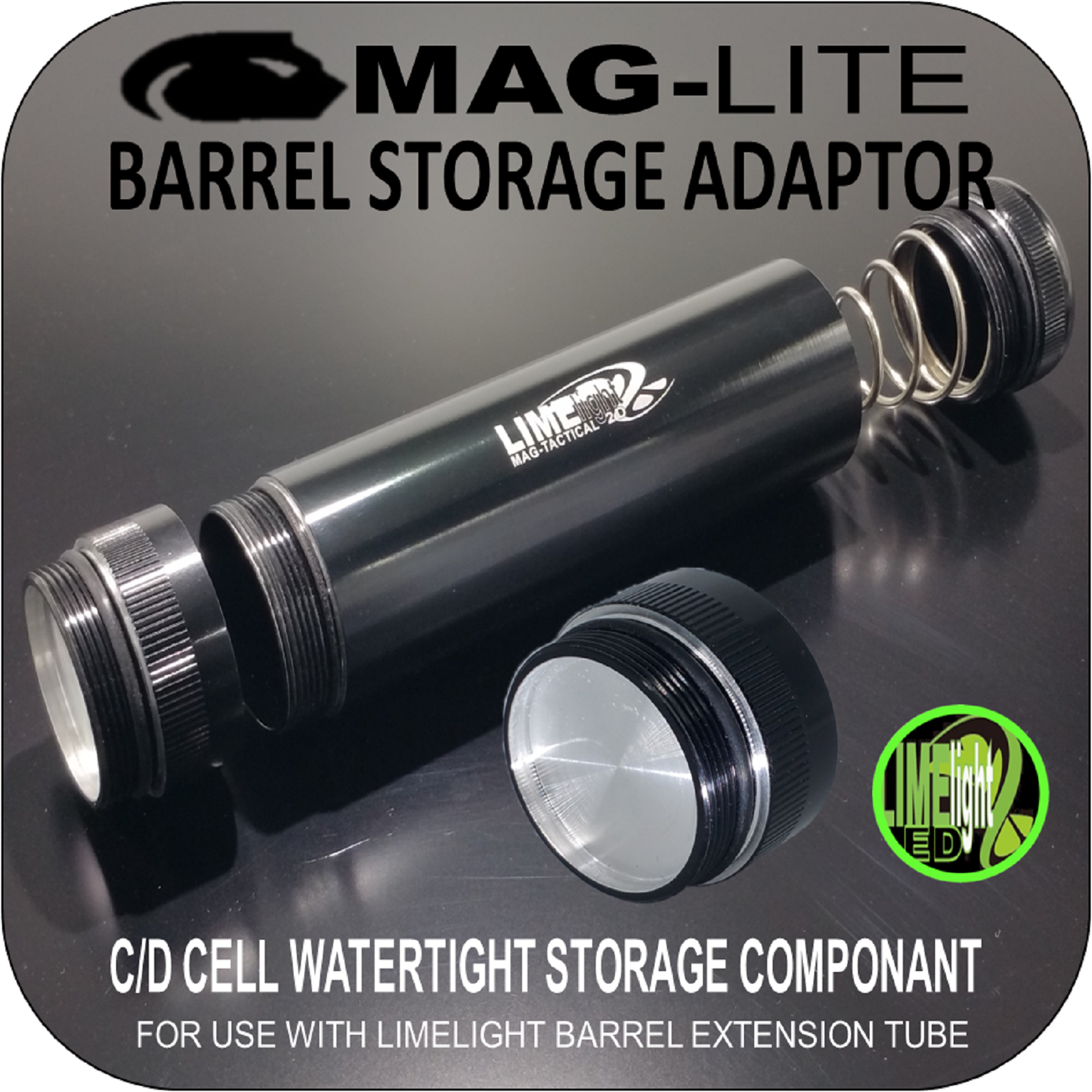 MAGLITE UPGRADE CONVERSION C/D BARREL EXTENSION BODY TUBE 2-6 CELL FLASHLIGHT
