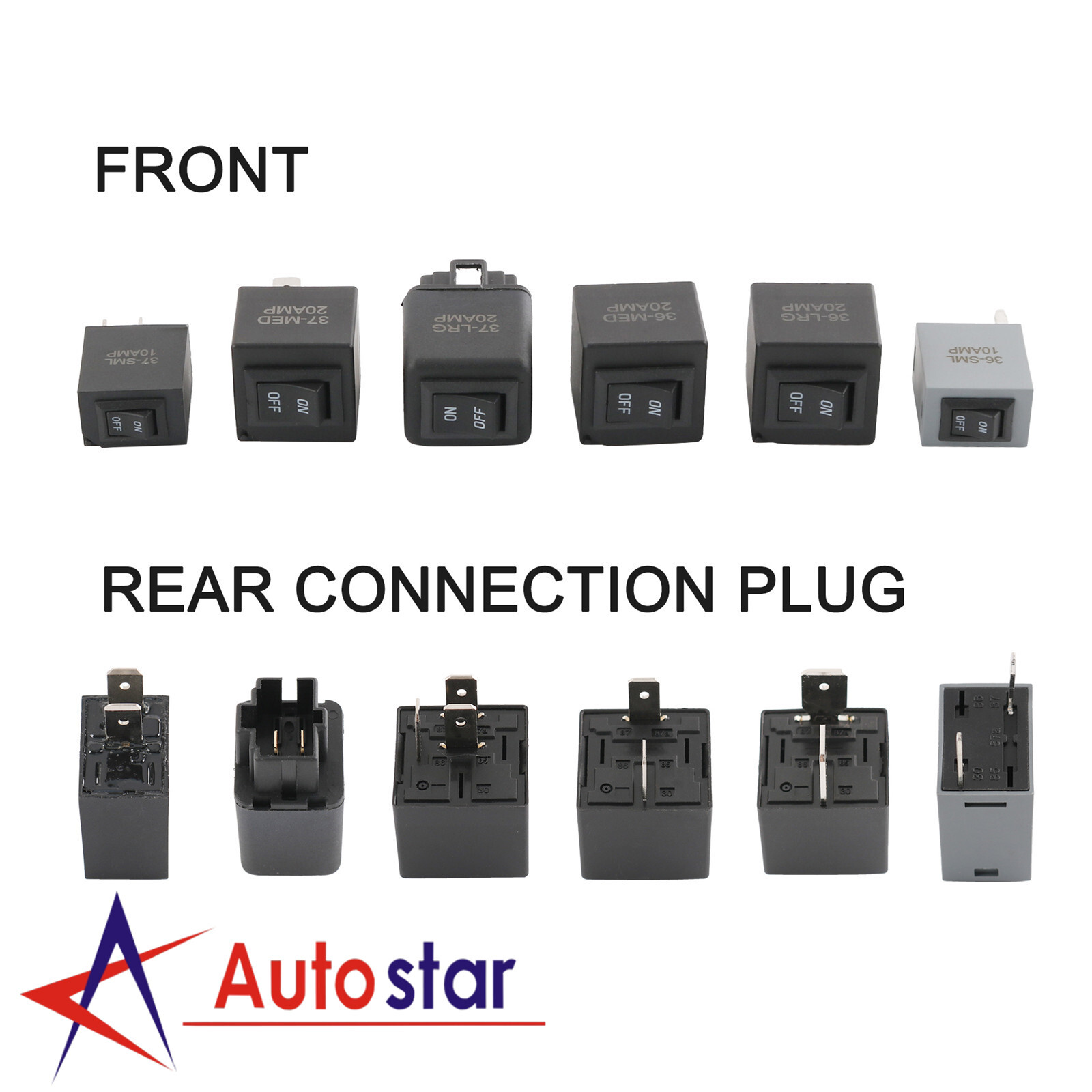 Ipa 9038 Fuel Pump Relay Bypas Master Kit, 6 Pc JDMSPEED