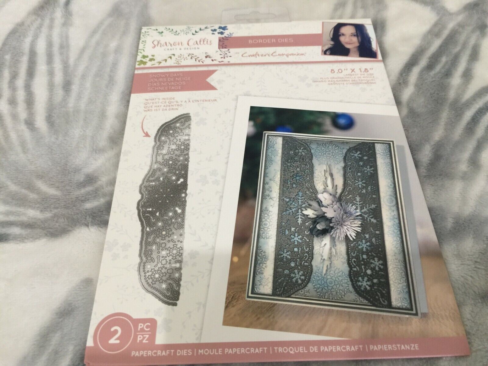 Crafters Companion Xmas Border Dies  Snowy Days New