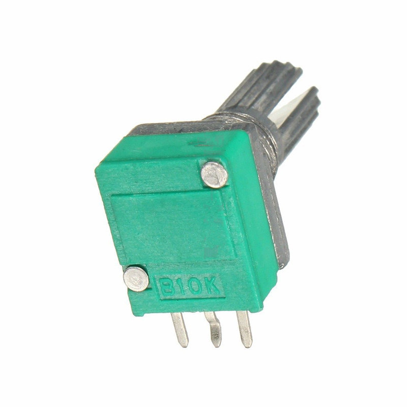 3PCS 6mm 3 pin Single Linear B Type B10K ohm Rotary Potentiometer