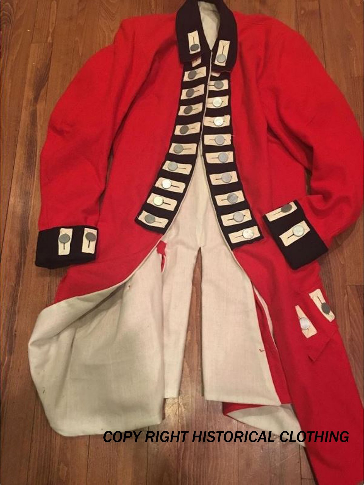 British Sergeants Regimental Coat Revolutionary War