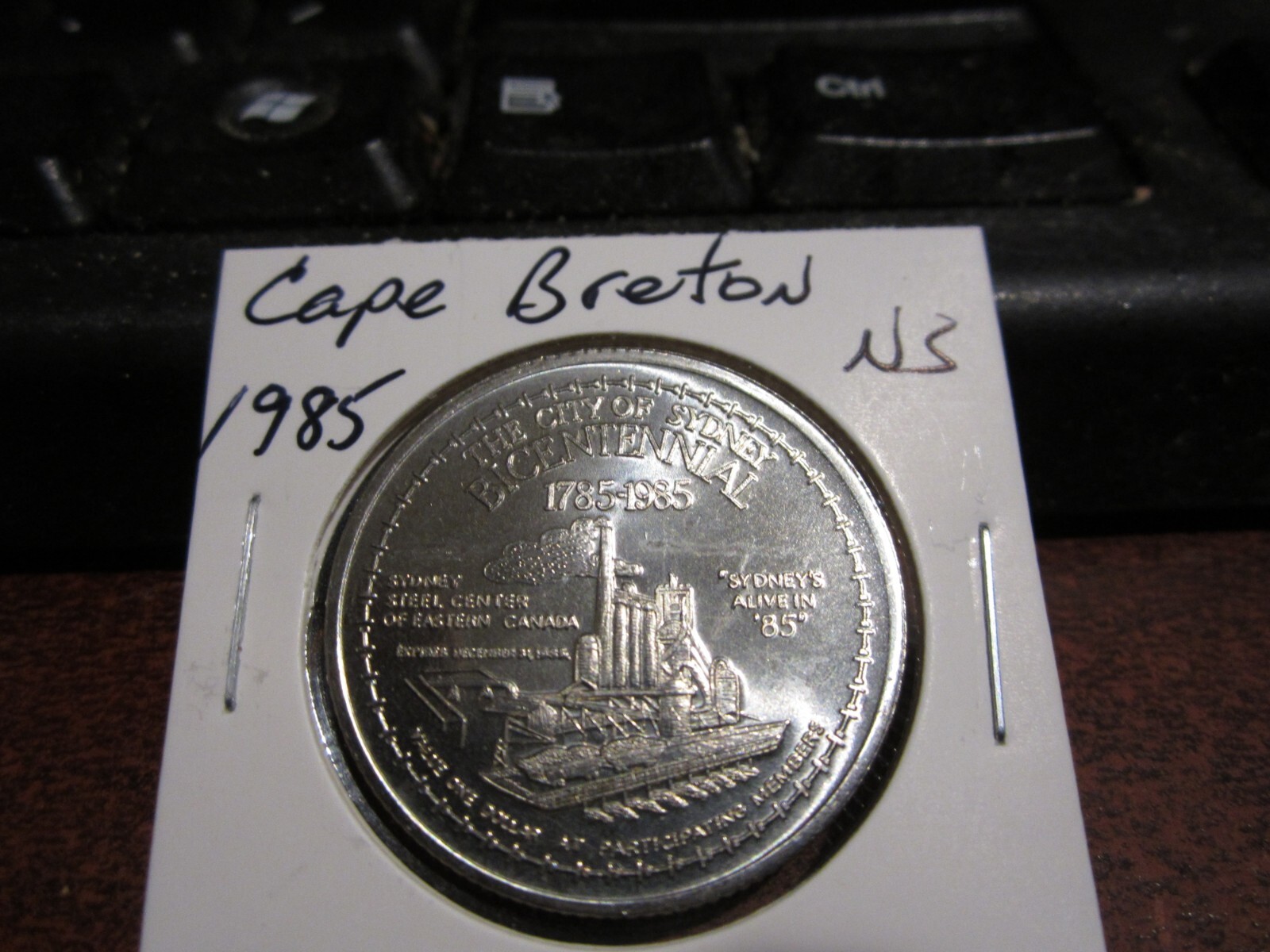 1985 - Cape Breton, NS - Canada Token, Canadian trade dollar / Medal
