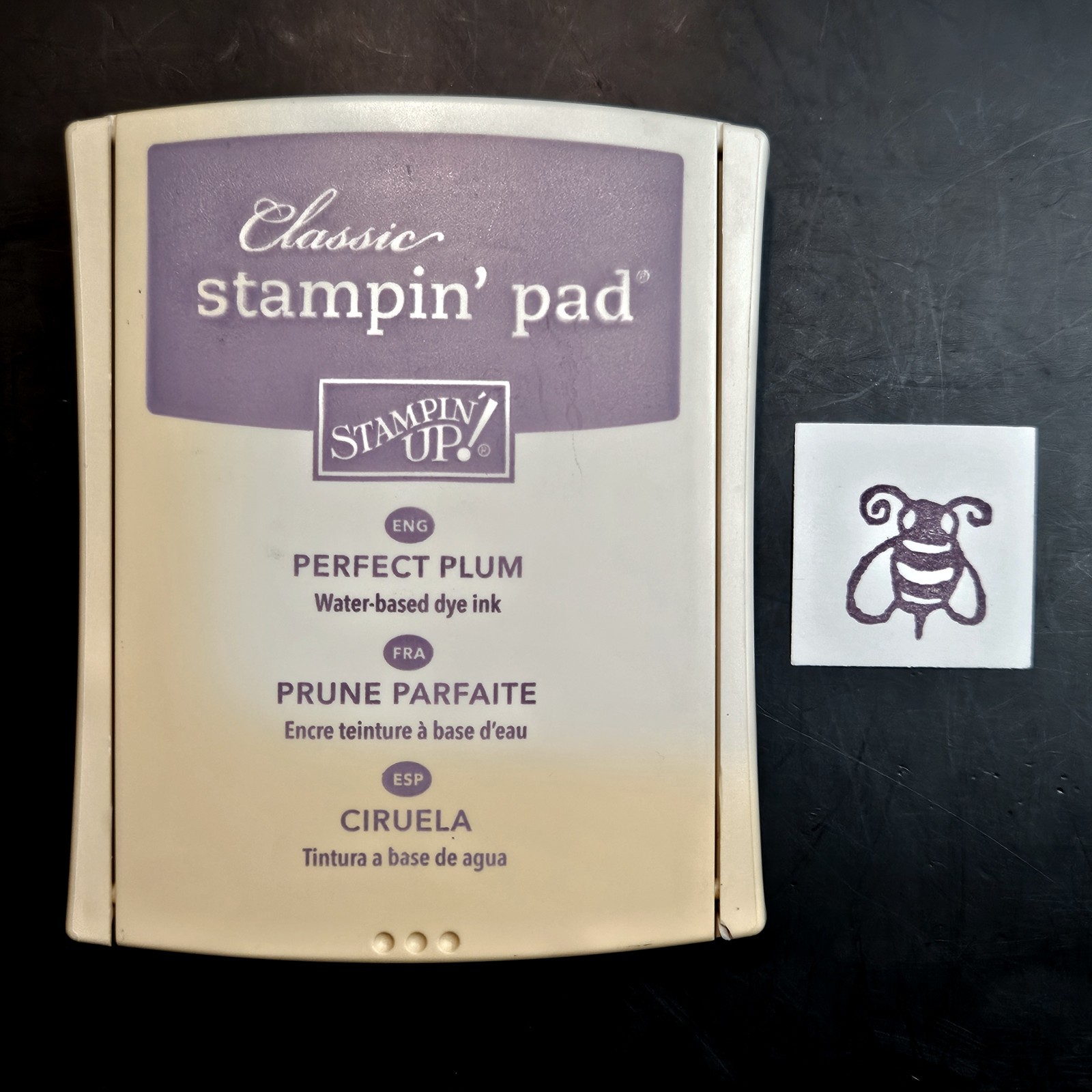 PERFECT PLUM Stampin' Up! Classic Dye Ink Pad Purple gt3