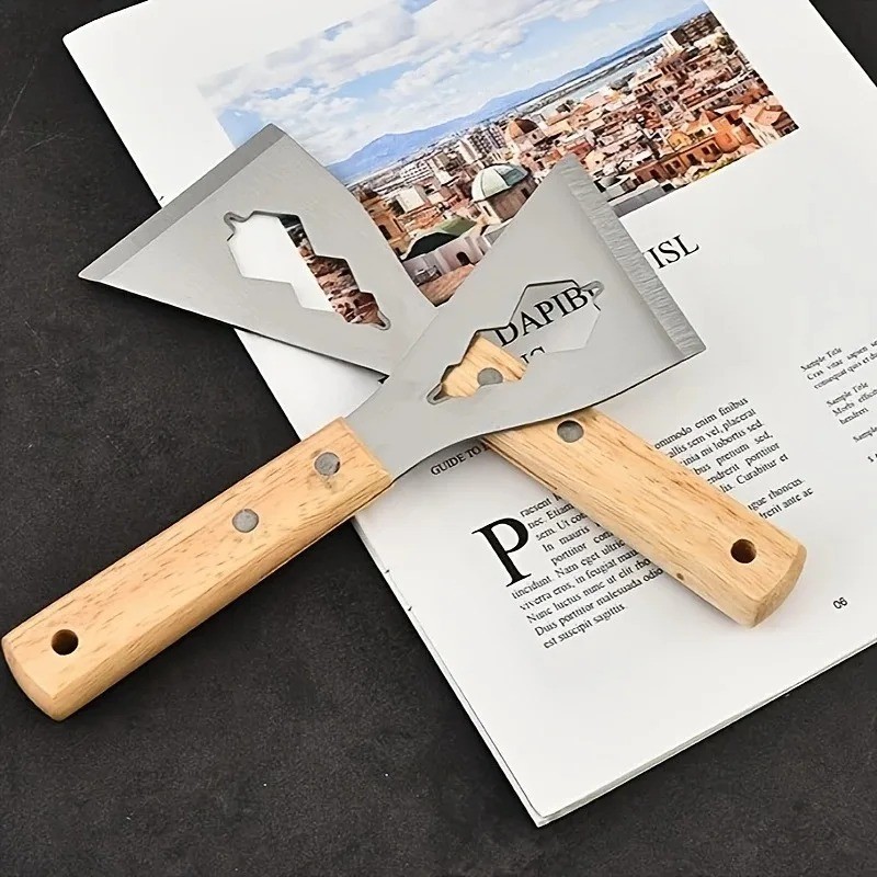 Stainless Steel Putty Knife Cement Scraper Wall Cleaning Spackle Tool
