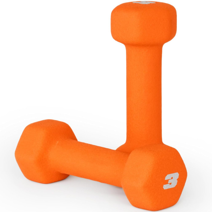 Mancuernas neopreno pares set colores gimnasio fitness entrenamiento hogar