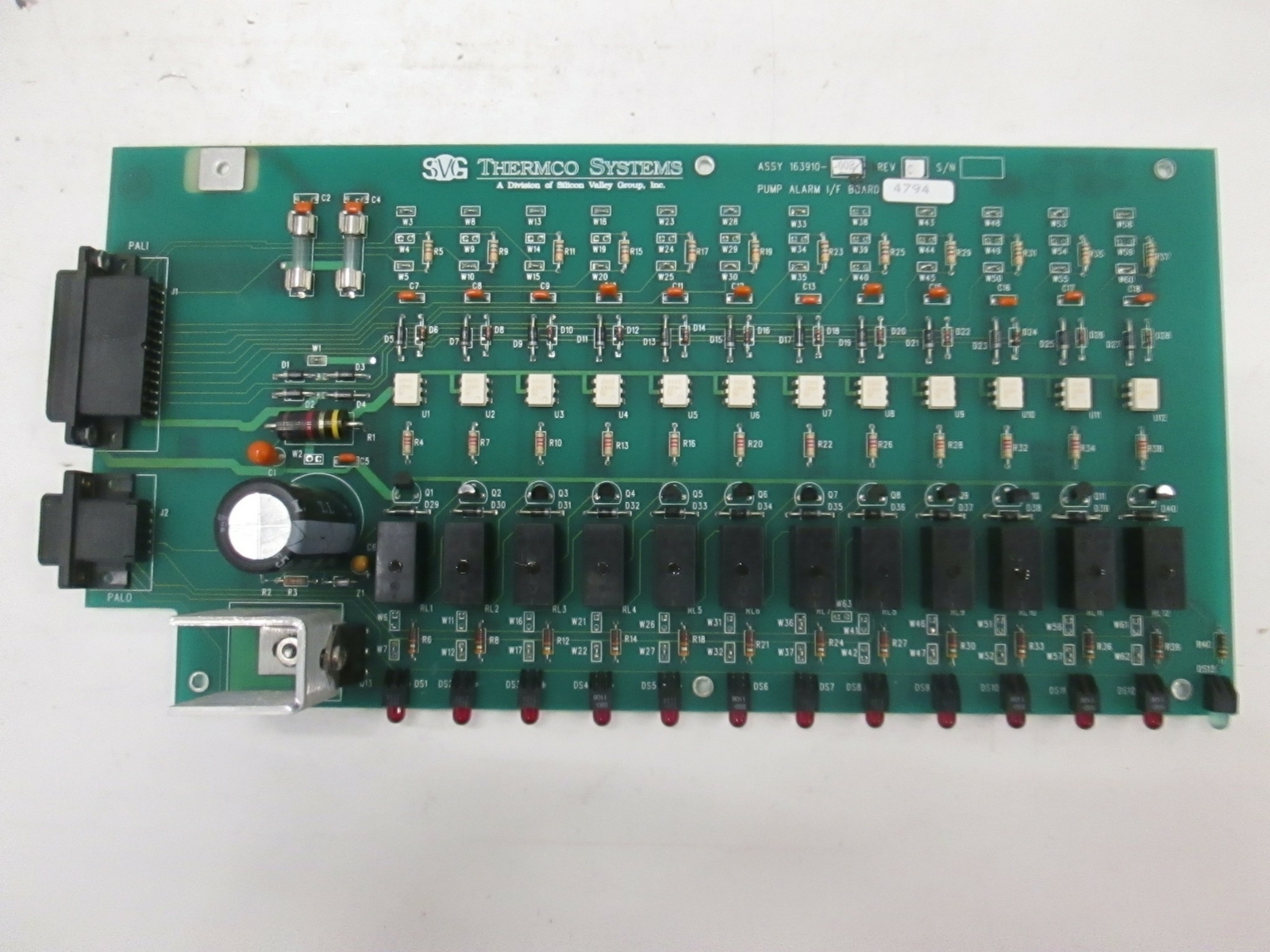 SPT Micro, Pump Alarm I/F PCB, Assy, 163910, Used
