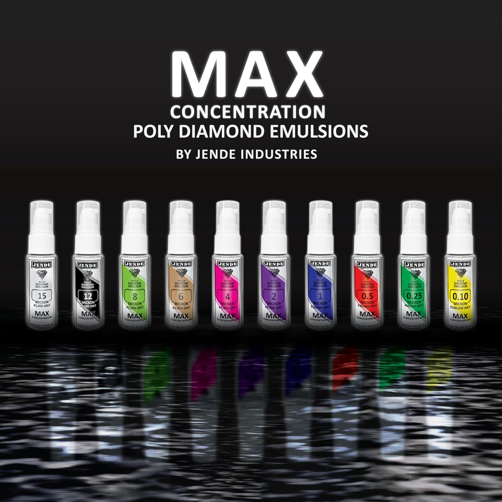 2 Micron Max Poly Diamond Stropping Emulsion 20ml Premium Stropping Emulsion